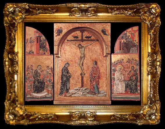 framed  Duccio di Buoninsegna Triptych sdg, ta009-2